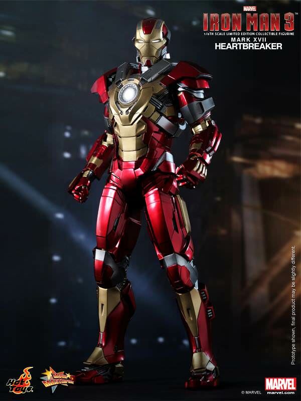HOT TOYS MMS 212 IRON MAN 3 – MARK XVII HEARTBREAKER ARMOR