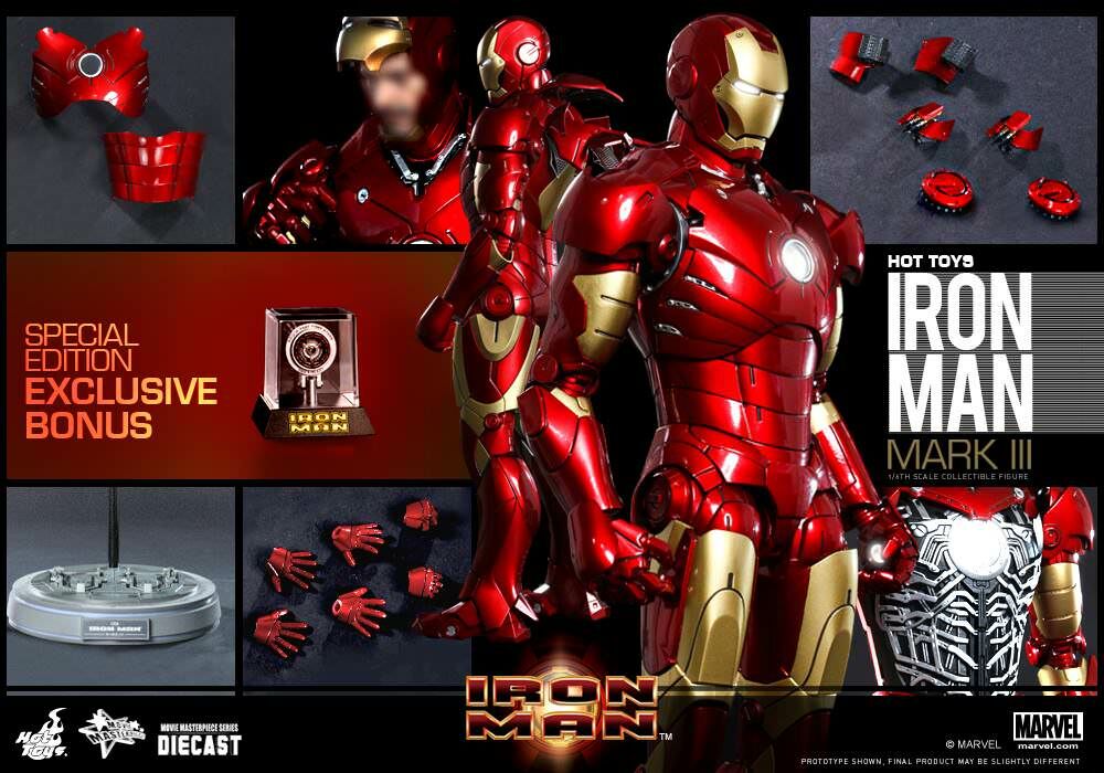 HOT TOYS MMS 256 D07 IRON MAN – MARK III 中古