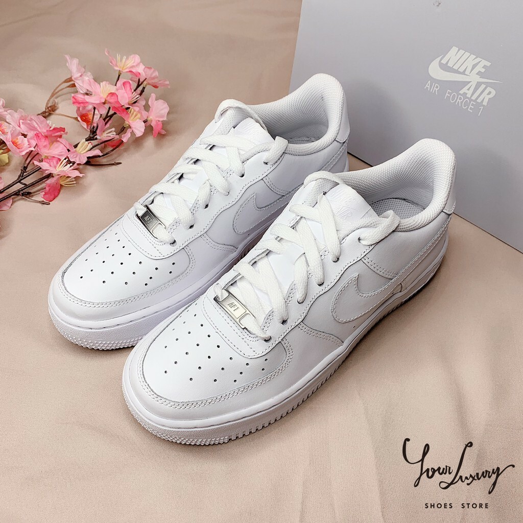 【Luxury】現貨 NIKE AIR FORCE 1 AF1 耐吉 空軍一號 男鞋 女鞋 小白鞋 全白 板鞋 情侶鞋 大童