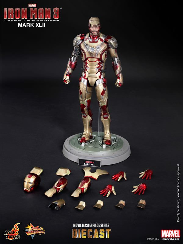 HOT TOYS MMS 197 D02 IRON MAN 3 – IRON MAN MARK XLII