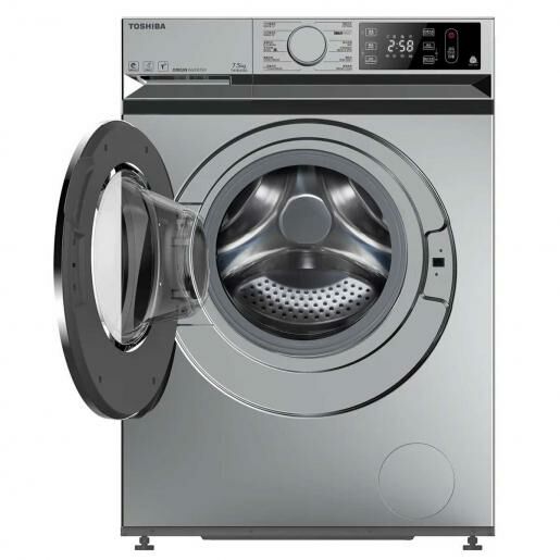 東芝 Toshiba   TW-BL85A2H(SS)‧7.5公斤/1200轉‧智能變頻蒸氣‧前置式洗衣機-香港行貨-原廠2年全機及10年摩打保養‧