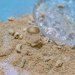 YOKO 925銀寬口戒指