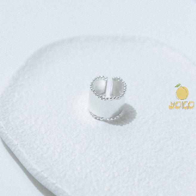 YOKO 925銀寬口戒指