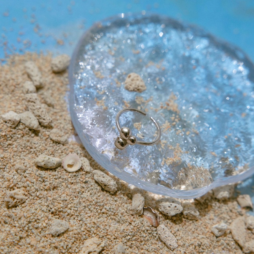 YOKO 925銀大氣泡戒指