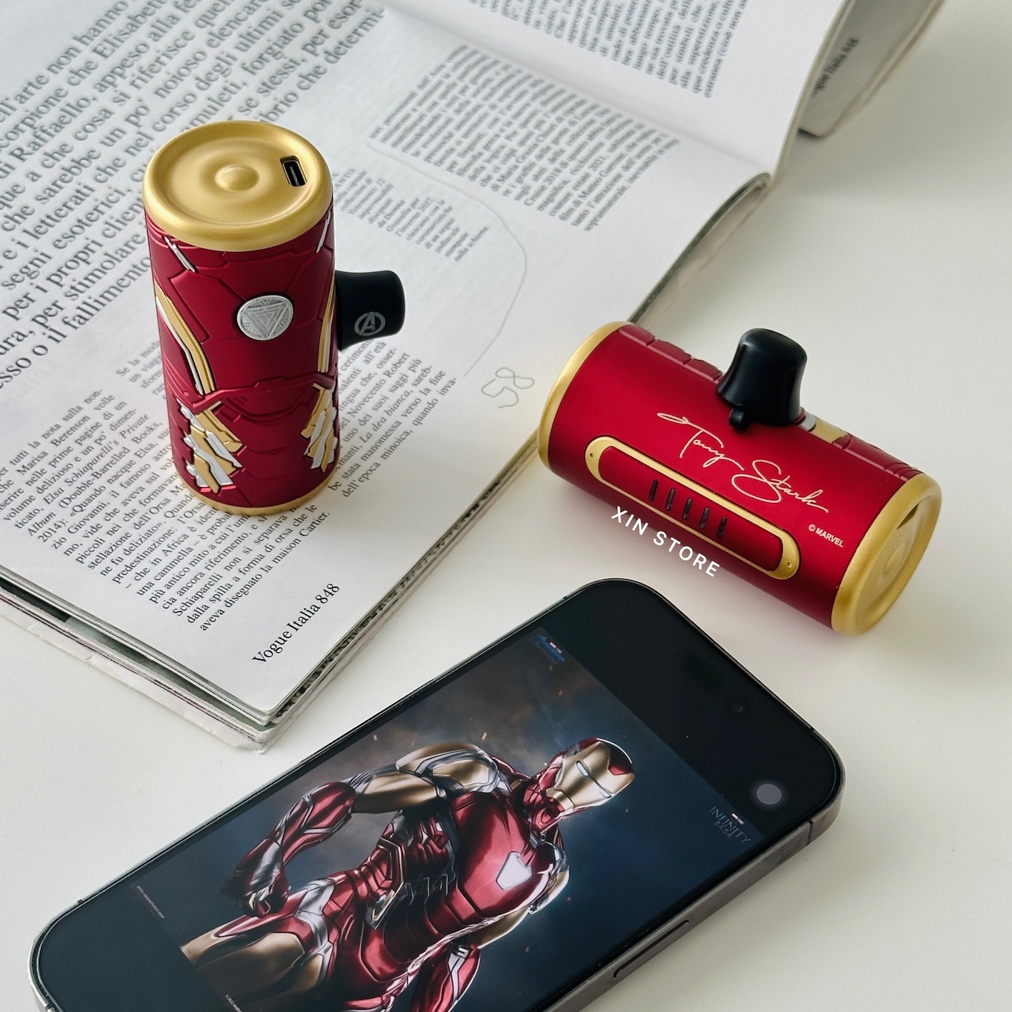 <限時開團!!>InfoThink 鋼鐵人 漫威授權 盔甲 口袋 隨身 快充 行動電源