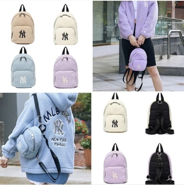 MLB羊羔絨迷你背囊