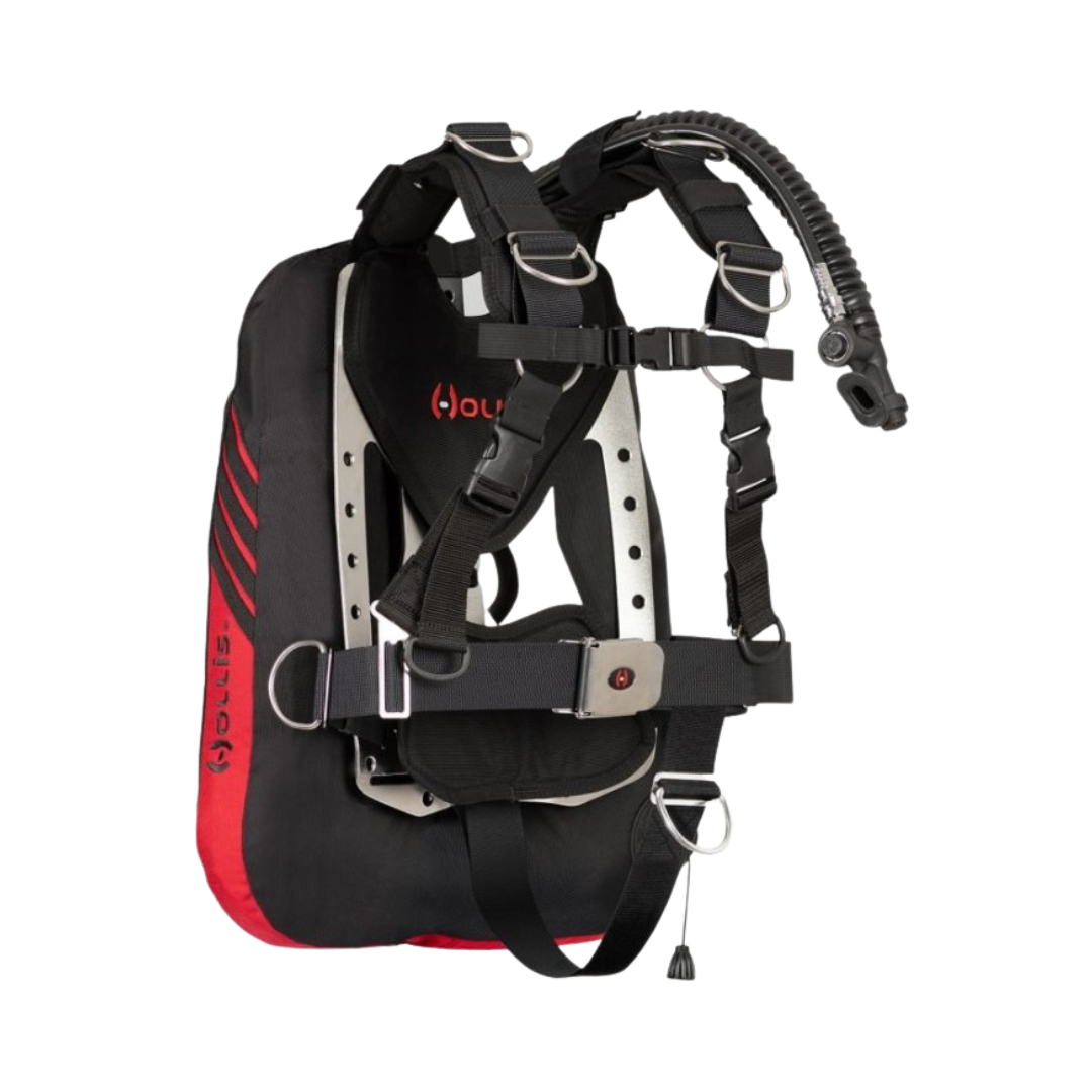 ▲Hollis 背囊式BCD鋁背板 ST ELITE TRAVEL SYSTEM 22磅 208.8002.022