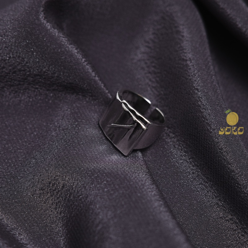 YOKO 方形寬邊戒