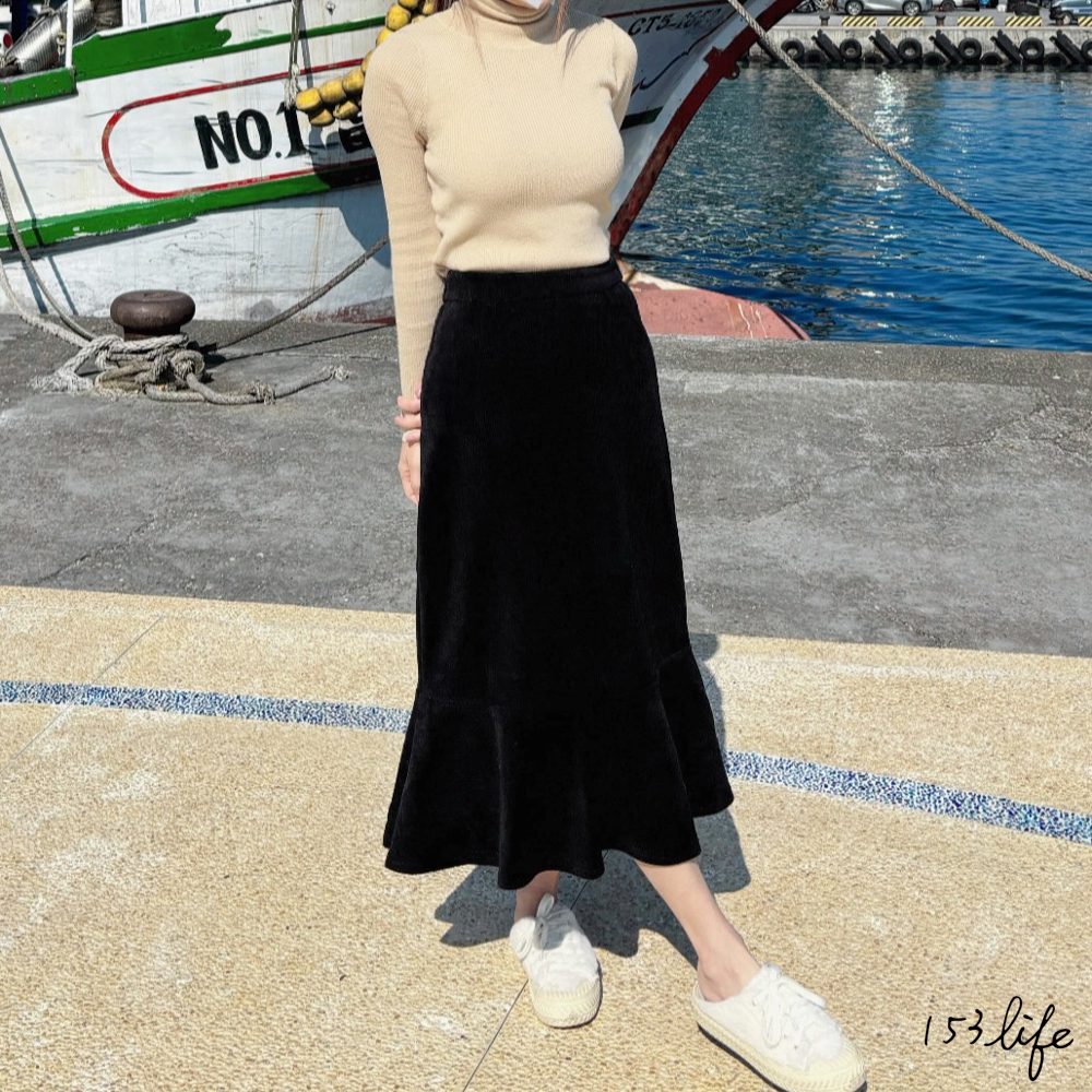 |現貨|小個子秋冬魚尾半裙 XXS-XL