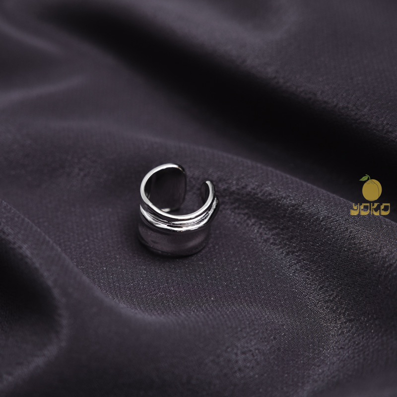 YOKO 凹凸寬狀戒