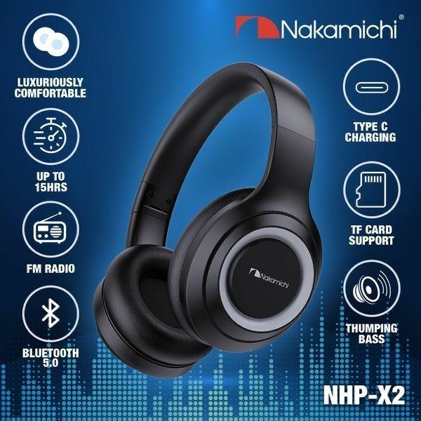 Nakamichi NHP-X2頭戴式藍牙耳機