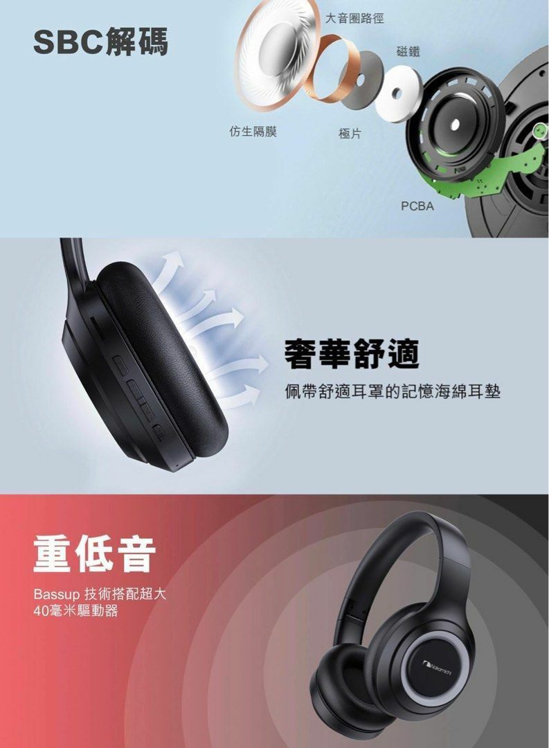 Nakamichi NHP-X2頭戴式藍牙耳機