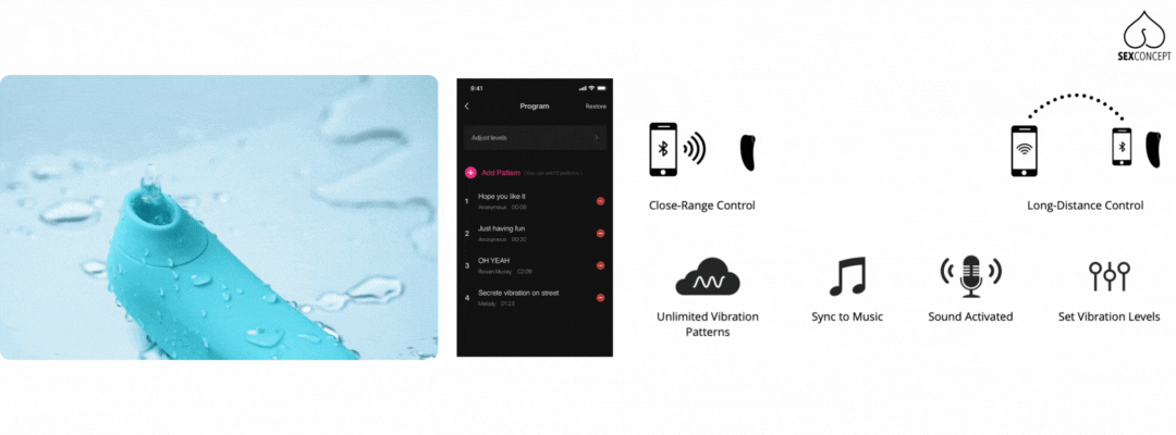 Lovense Terena Sucker is Sucking on water