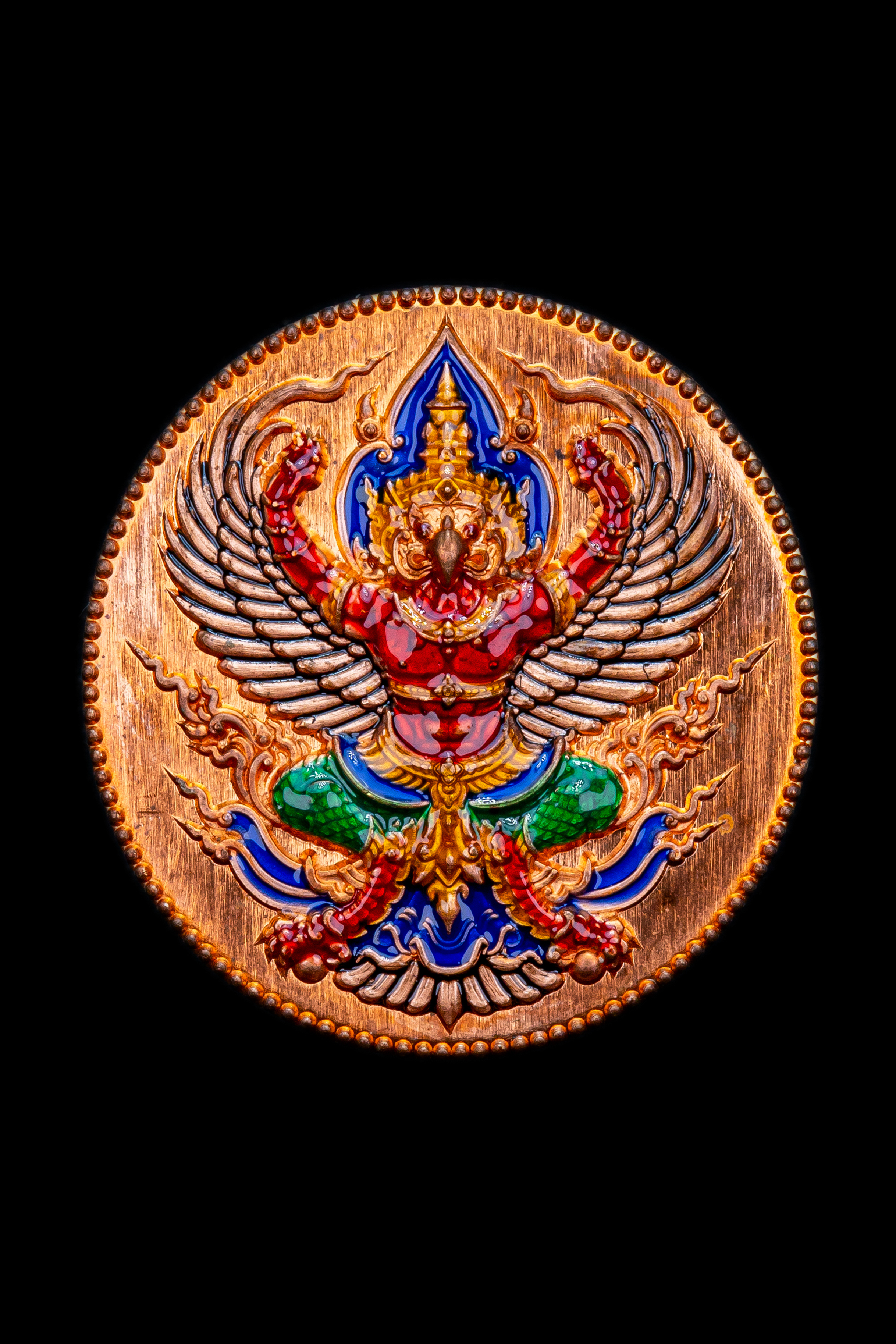 『泰國佛牌』北標府 瓦打林禪 帕阿贊維樂噴 『鷹神』 帕雅估 功德主版本 23231206