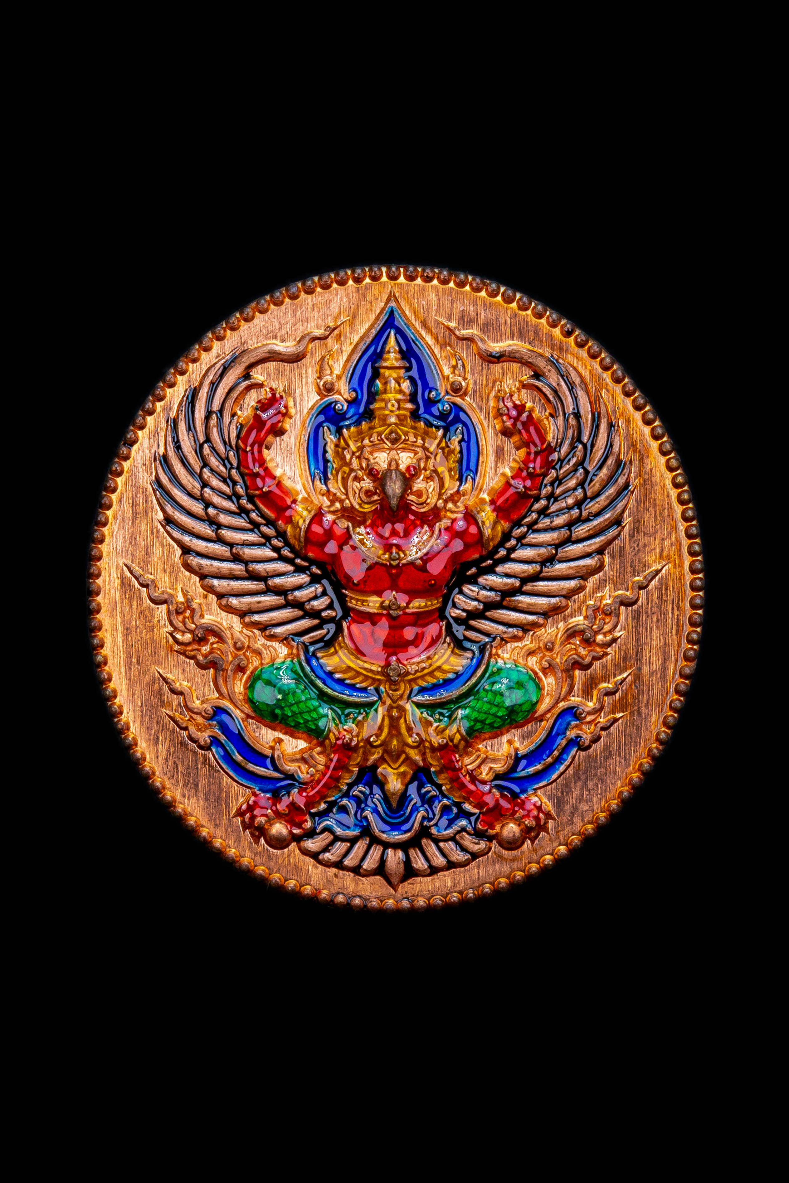 『泰國佛牌』北標府 瓦打林禪 帕阿贊維樂噴 『鷹神』 帕雅估 功德主版本 22231206