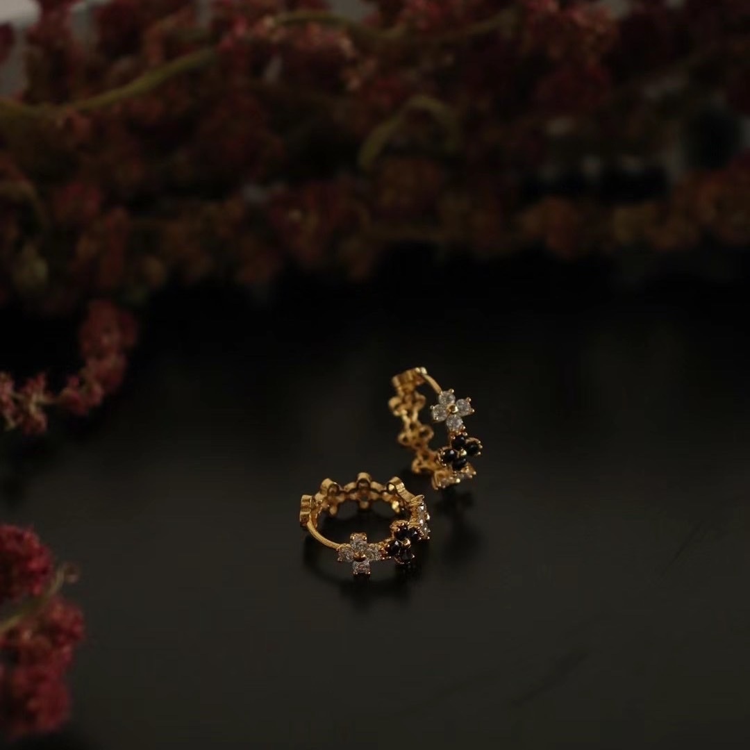 925 silver-Flora Earring