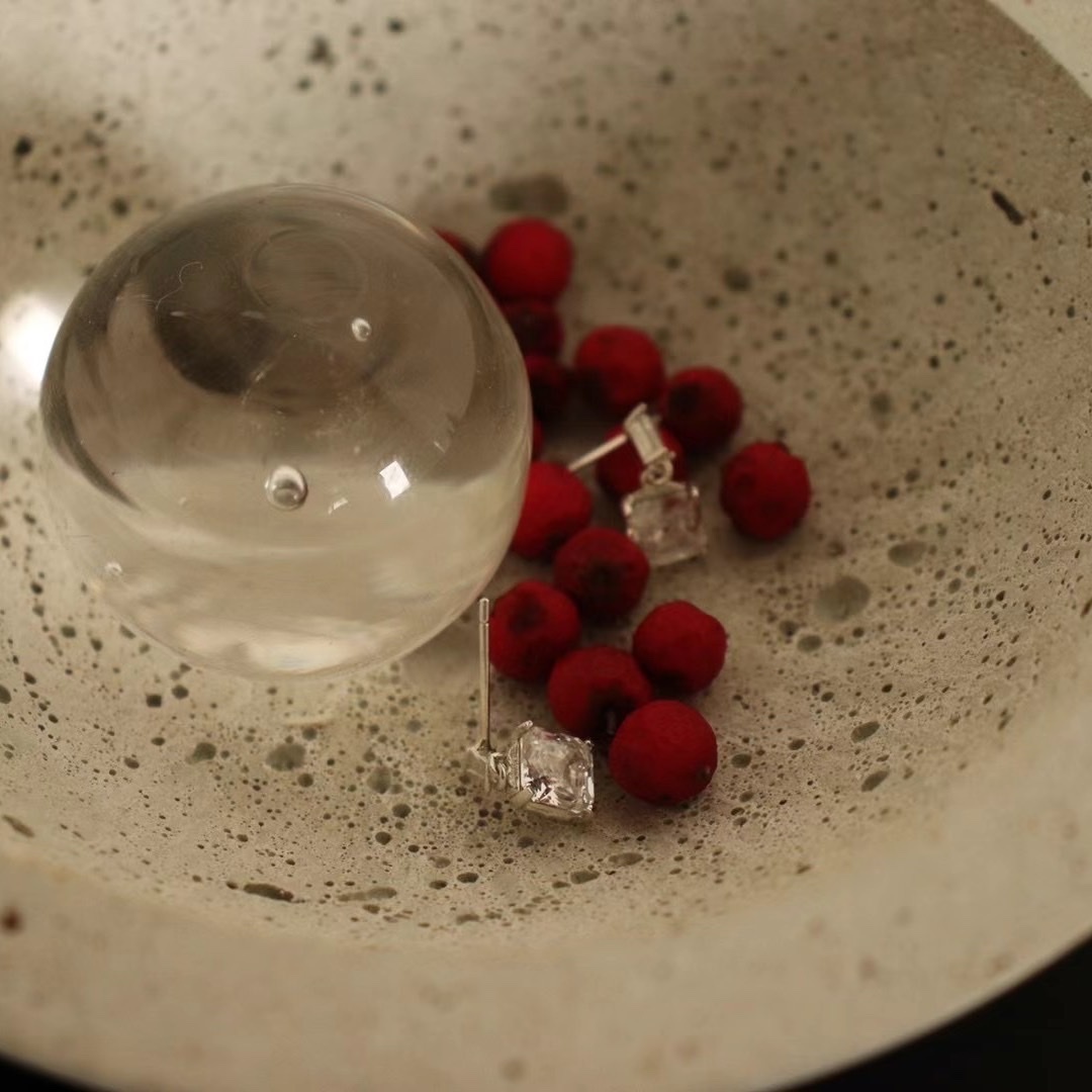 925 silver-Spar Earring