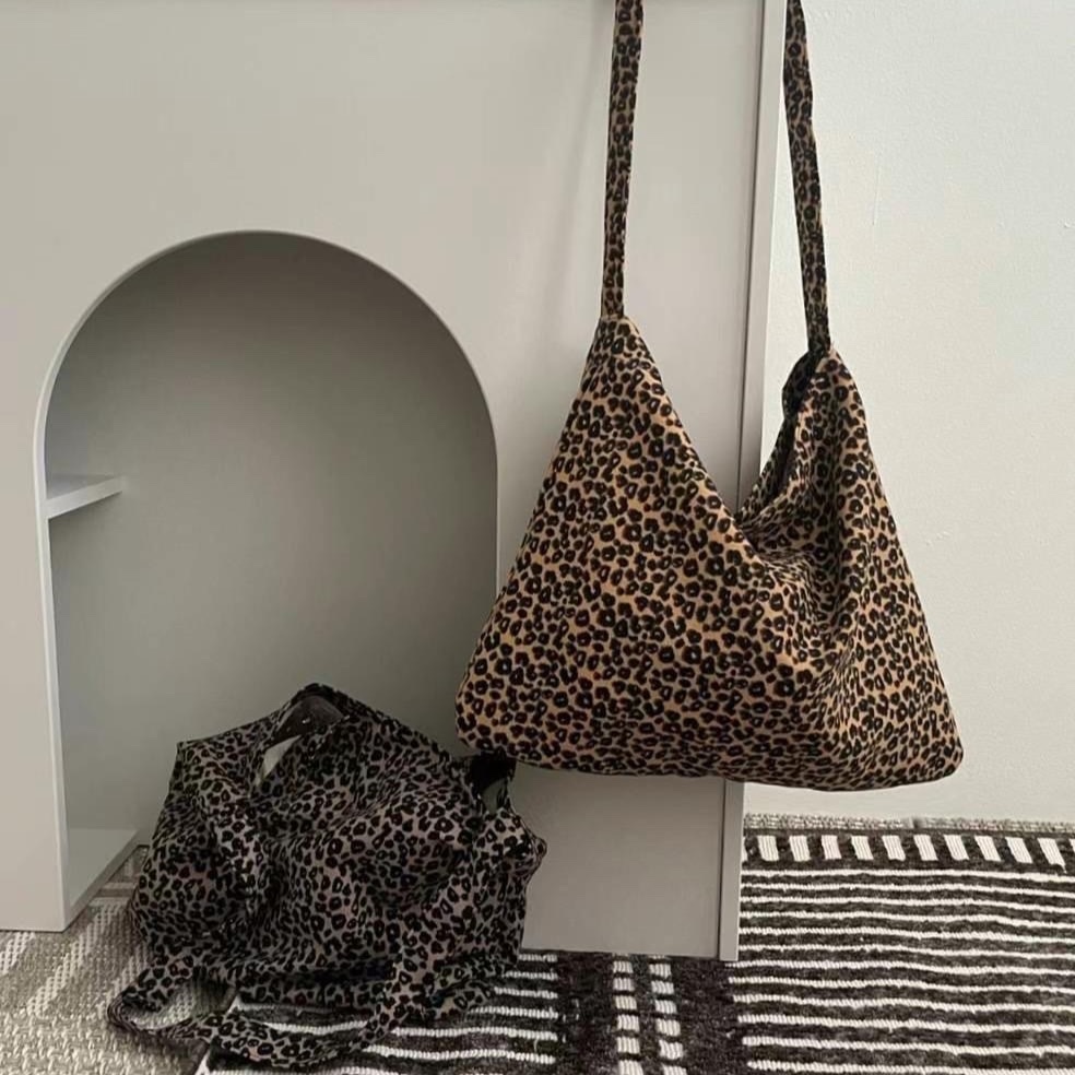 爆單款! 豹紋帆布袋 現/預