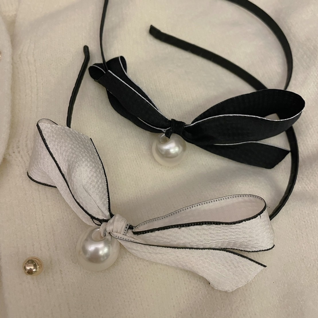 A09 下雪國度 珍珠髮箍