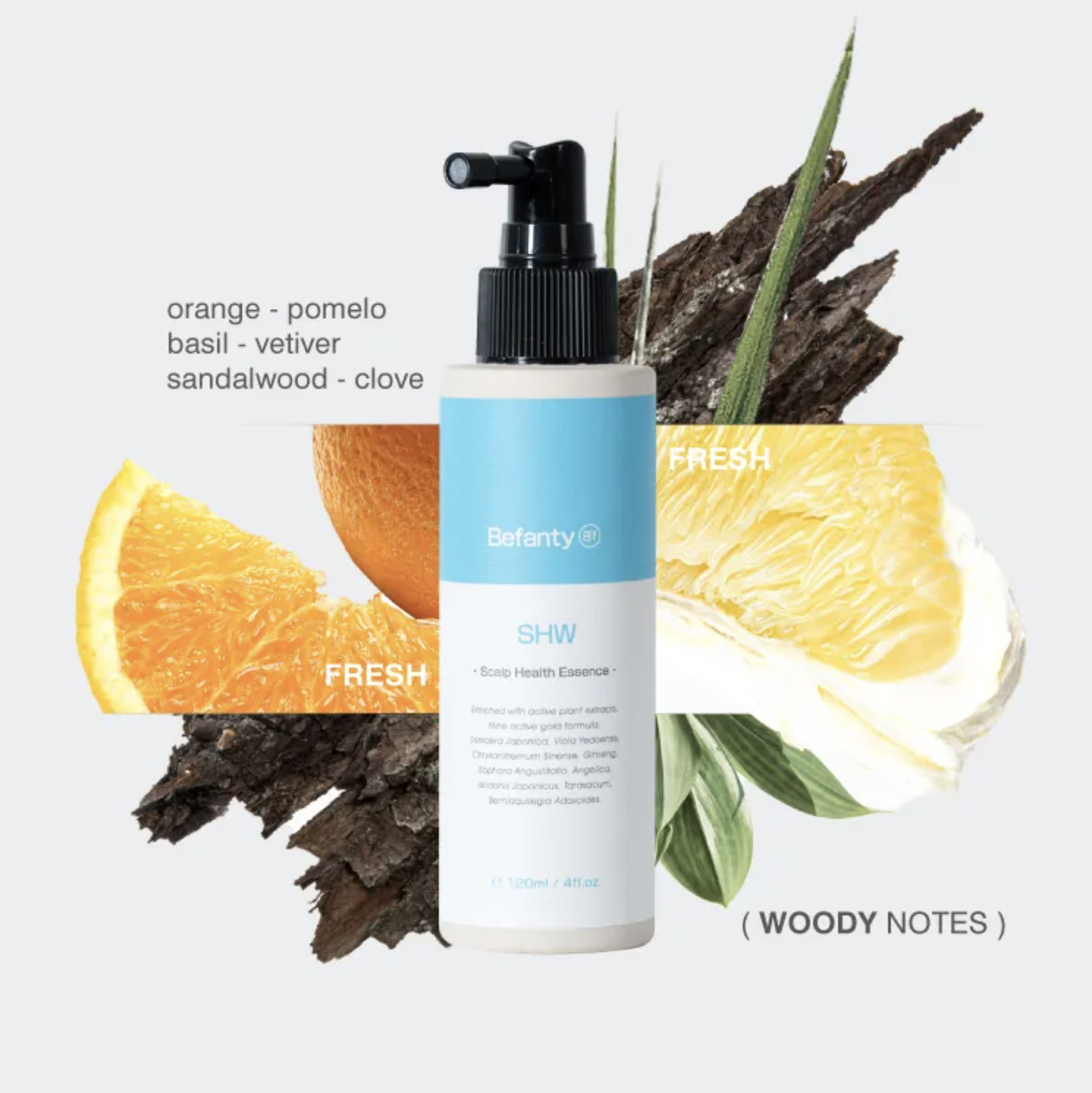 【 B'f 】淨澈甦活頭皮調理液 - SHW木質調