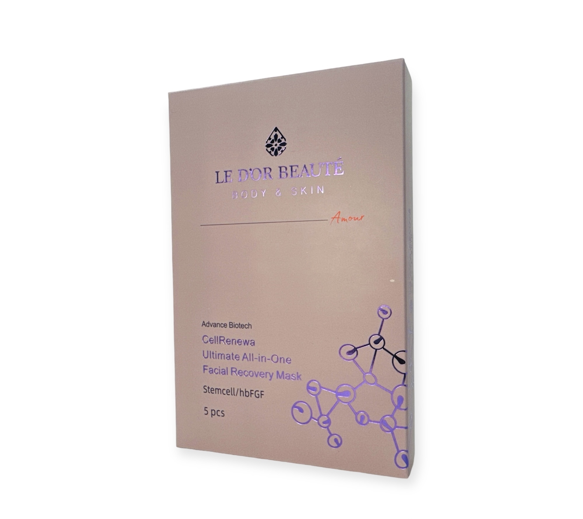 LE D’OR BEAUTÉ 再生生物 技術面膜 五片裝