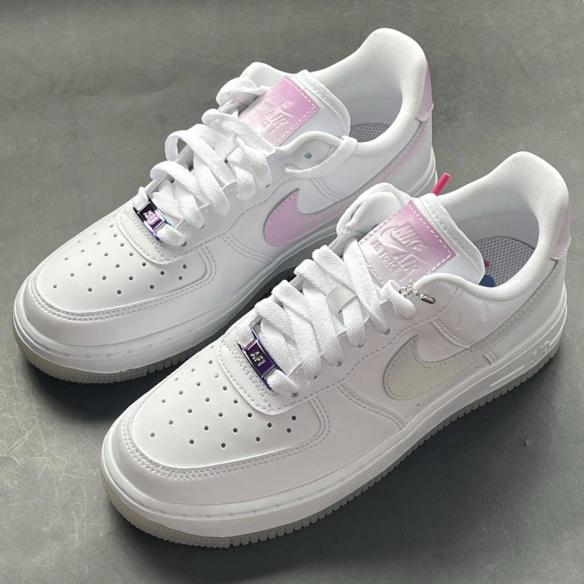 Nike Air Force 1 Low UV 全白紫外線變色 漸層 熱感應