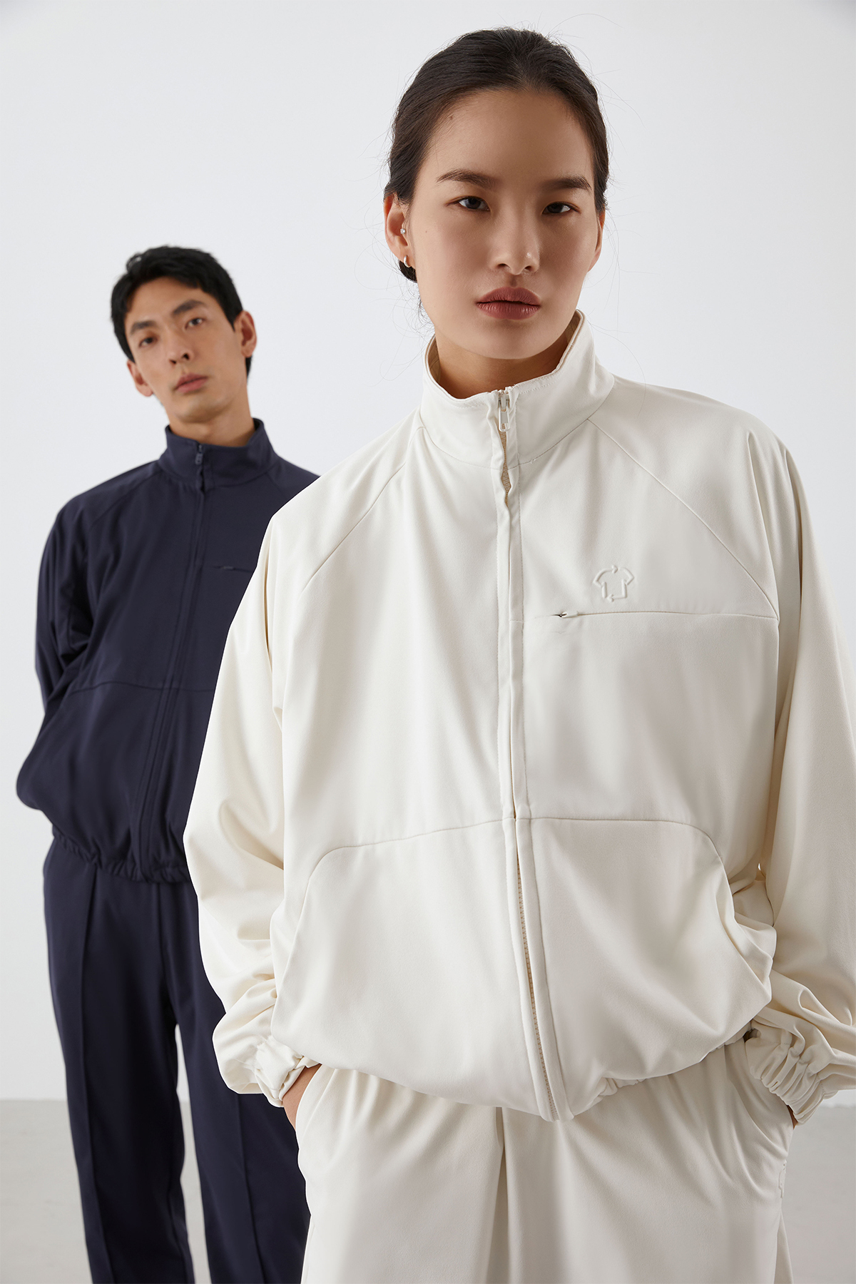 EKO 麂皮夾克 UNISEX（棉白）