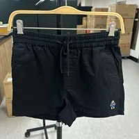 [S] WHO.A.U WOMEN'S STEVE BASIC SHORT,BLACK, WHTHD3791F-00-BLACK (SWAU271)