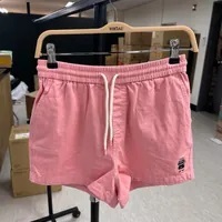 [S] WHO.A.U WOMEN'S STEVE BASIC SHORT,PINK, WHTHD3791F-01-PINK (SWAU272)
