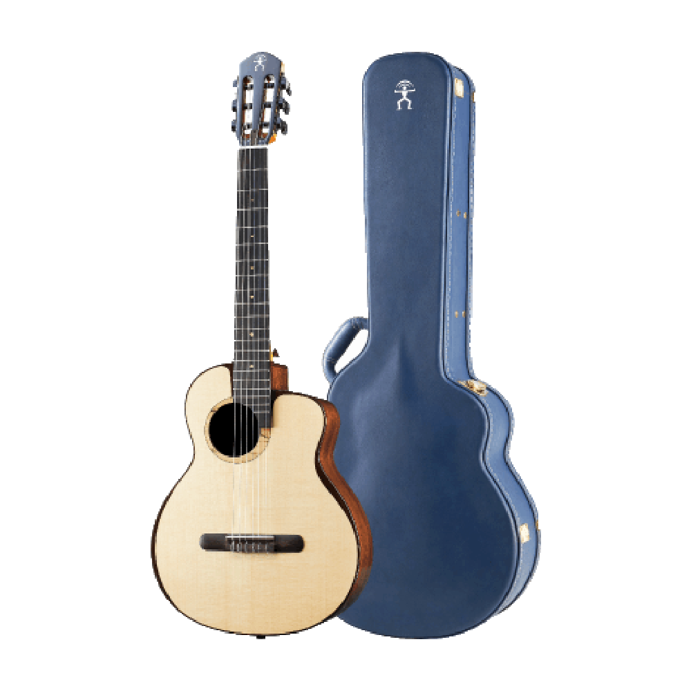 aNueNue aNueNue / MN214 流行系列 36吋面單旅行古典吉他(月亮雲杉木)(原聲款/插電板)(MN214/MN214E) 彩虹人官方認證 — 三峽吉他 / Bass｜YA! 玩音樂