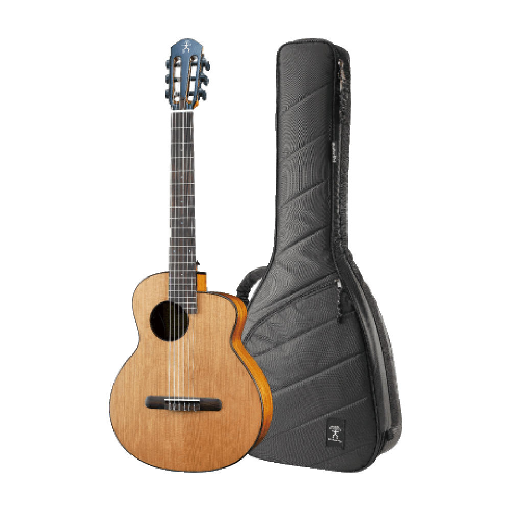 aNueNue aNueNue / MN14 流行系列 36吋面單旅行古典吉他(紅松木面板)(原聲款/插電板)(MN14/MN14E) 彩虹人官方認證 — 三峽吉他 / Bass