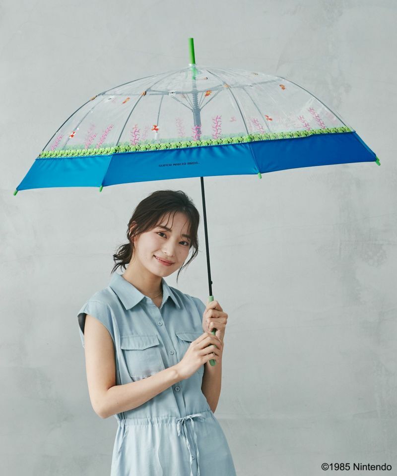 順豐免運 | Wpc. - 超級瑪利歐兄弟塑料長雨傘/雨遮 【Nintendo】(PT-ND01/PT-ND04)