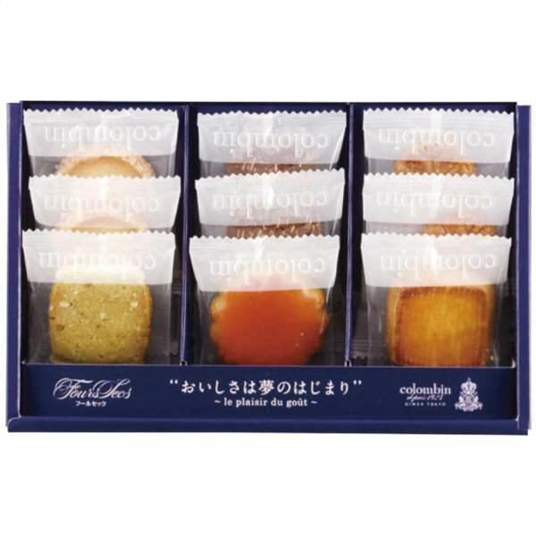 銀座COLOMBIN 6種曲奇禮盒 9枚