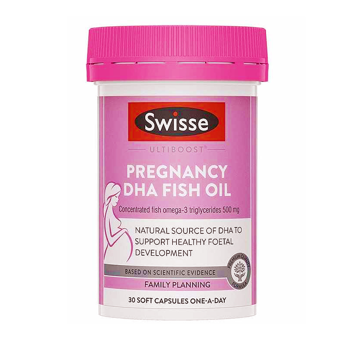 Swisse 孕婦DHA 500mg 30粒
