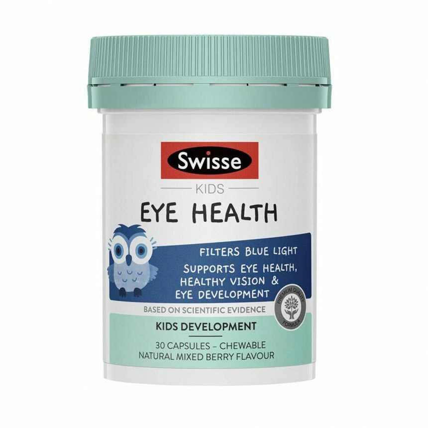 Swisse兒童眼部健康咀嚼片 30粒 (天然雜莓味)