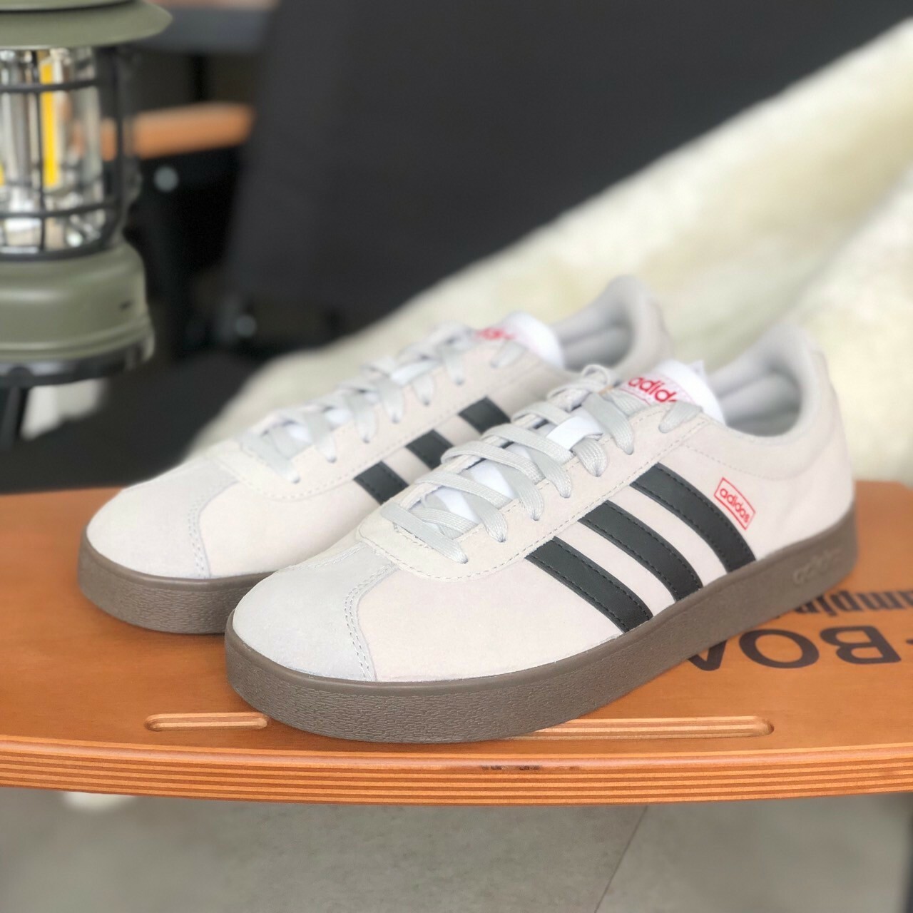 Adidas VL COURT 小森巴 復古滑板鞋 麂皮灰可可 HQ1802 JS3003