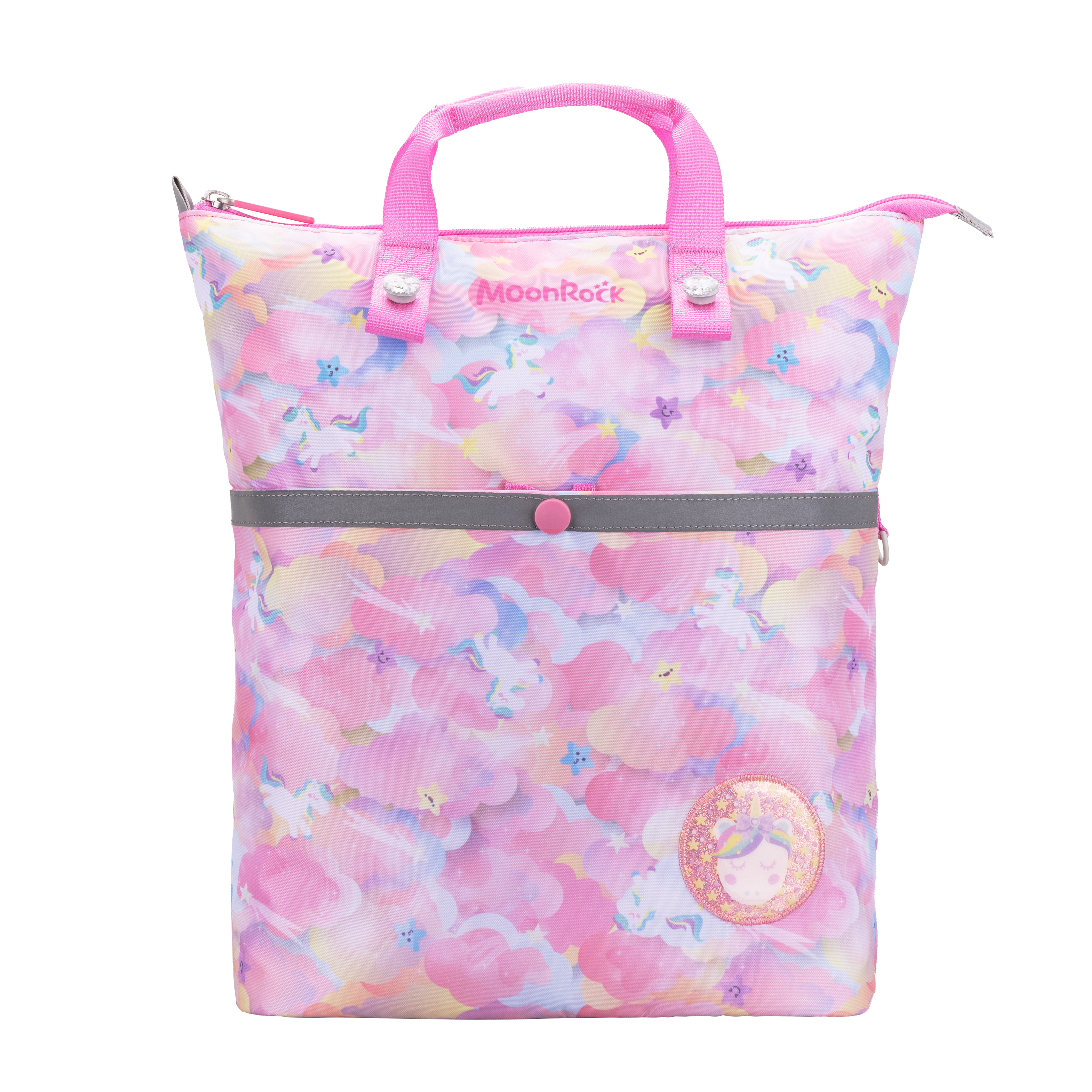 MOONROCK ride 2-way backpack -rainbow unicorn- pink