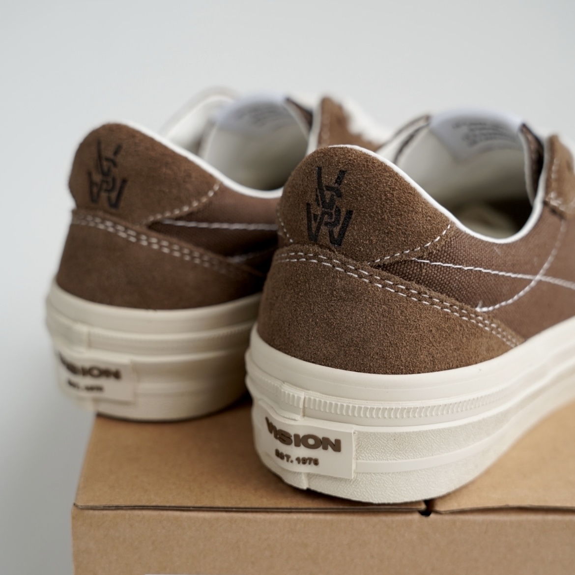 【現貨】Vision Street Wear 復古 麂皮 滑板鞋 板鞋 美拉德 棕