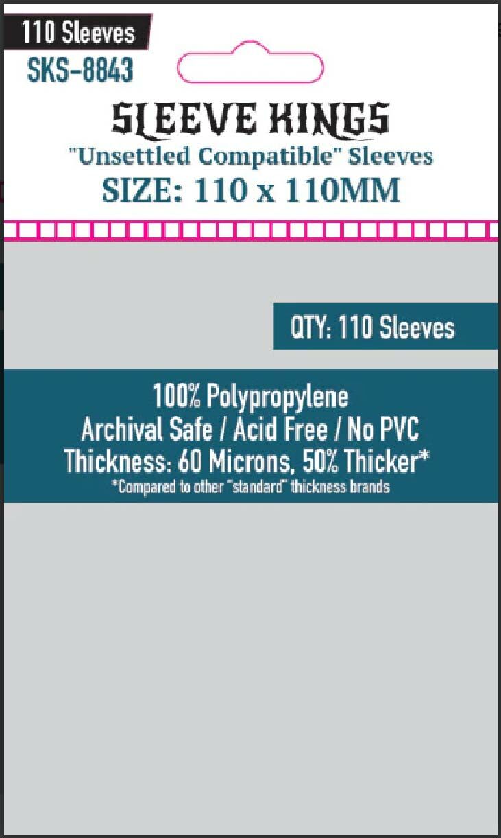8843 Sleeve Kings 牌套 (110x110mm) 110張/包