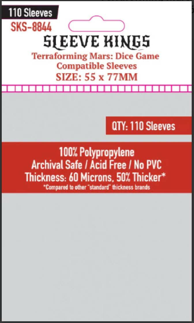 8844 Sleeve Kings 牌套 (55x77mm) 110張/包