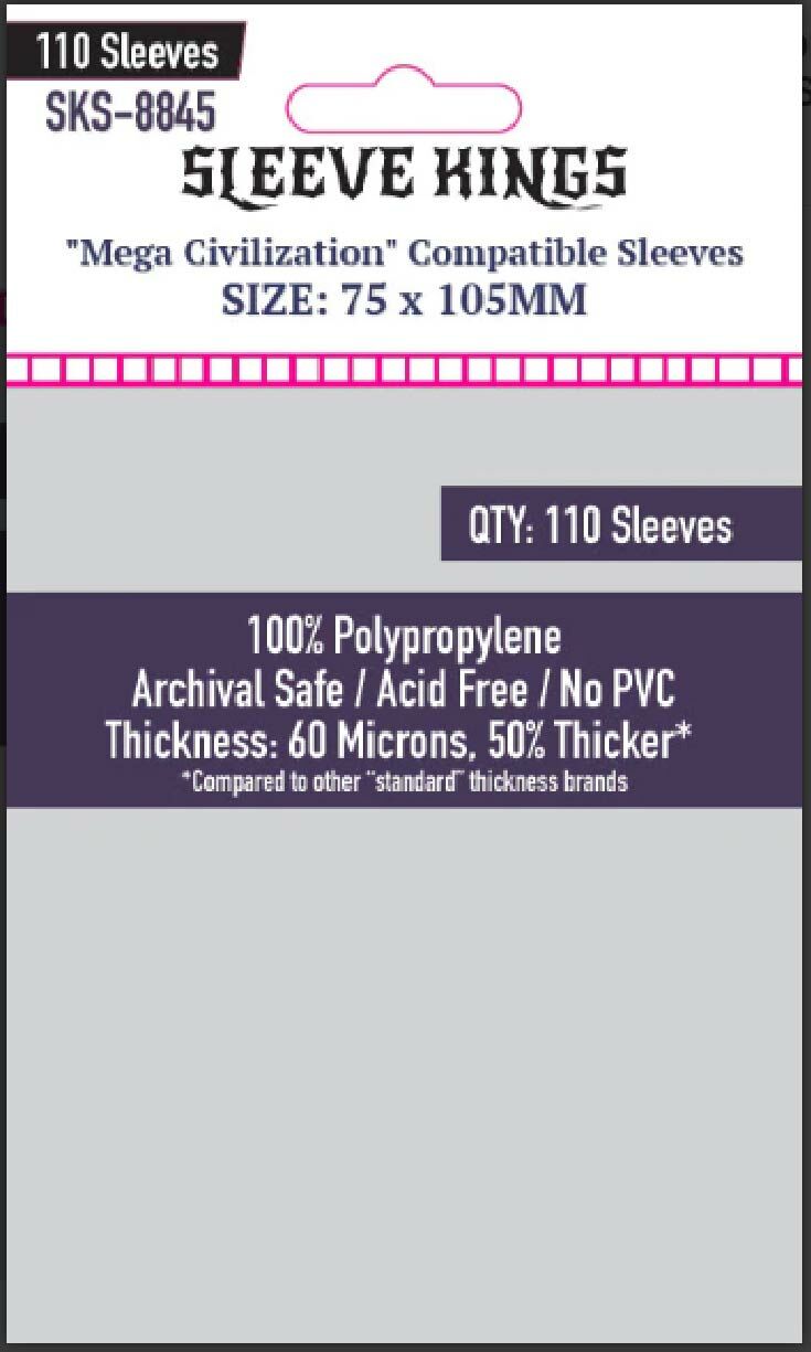 8845 Sleeve Kings 牌套 (75x105mm) 110張/包