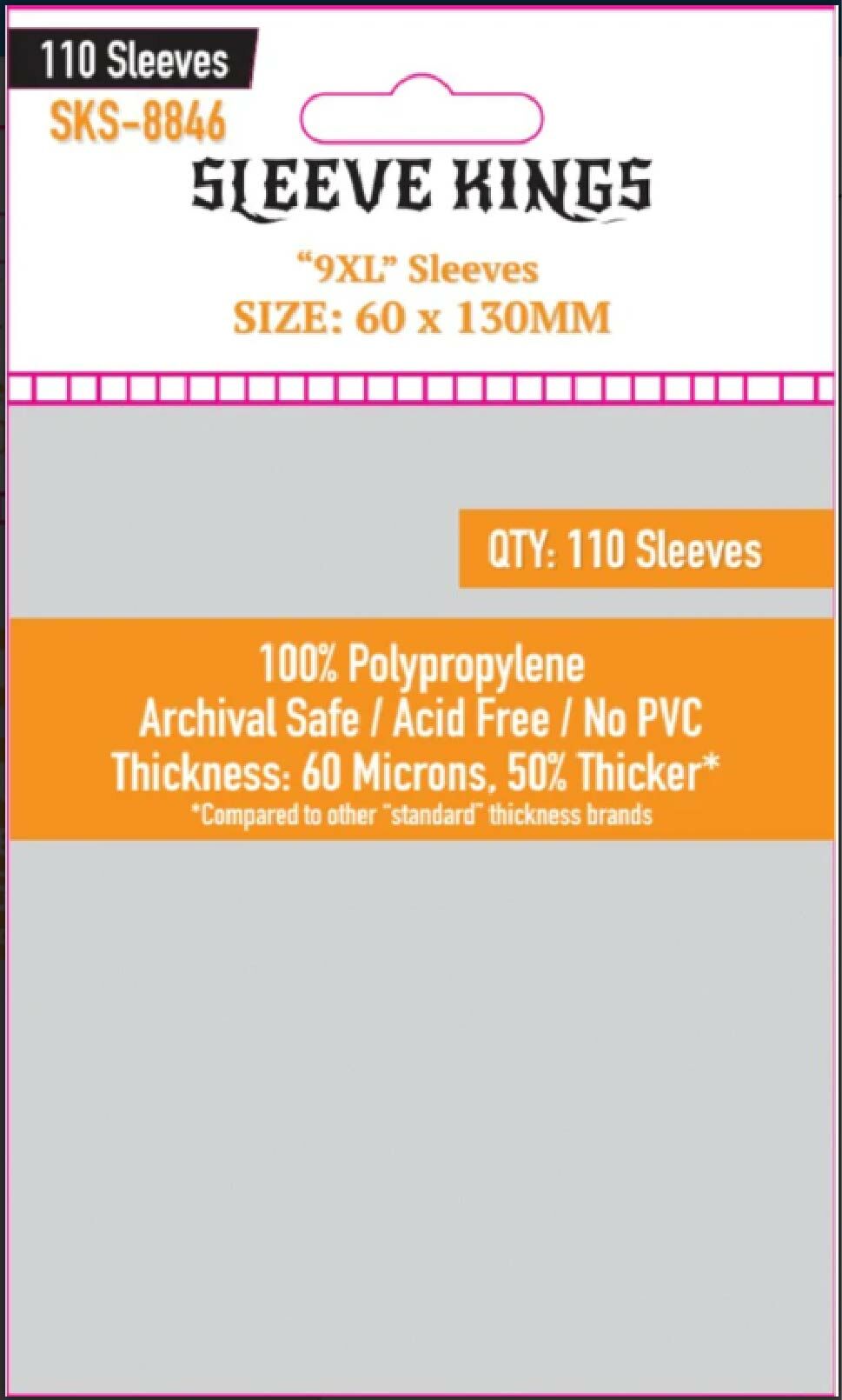 8846 Sleeve Kings 牌套 (60x130mm) 110張/包