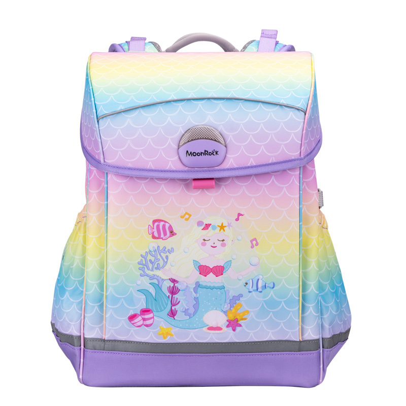 MOONROCK ergonomic school bag-mermaid paradise-rainbow