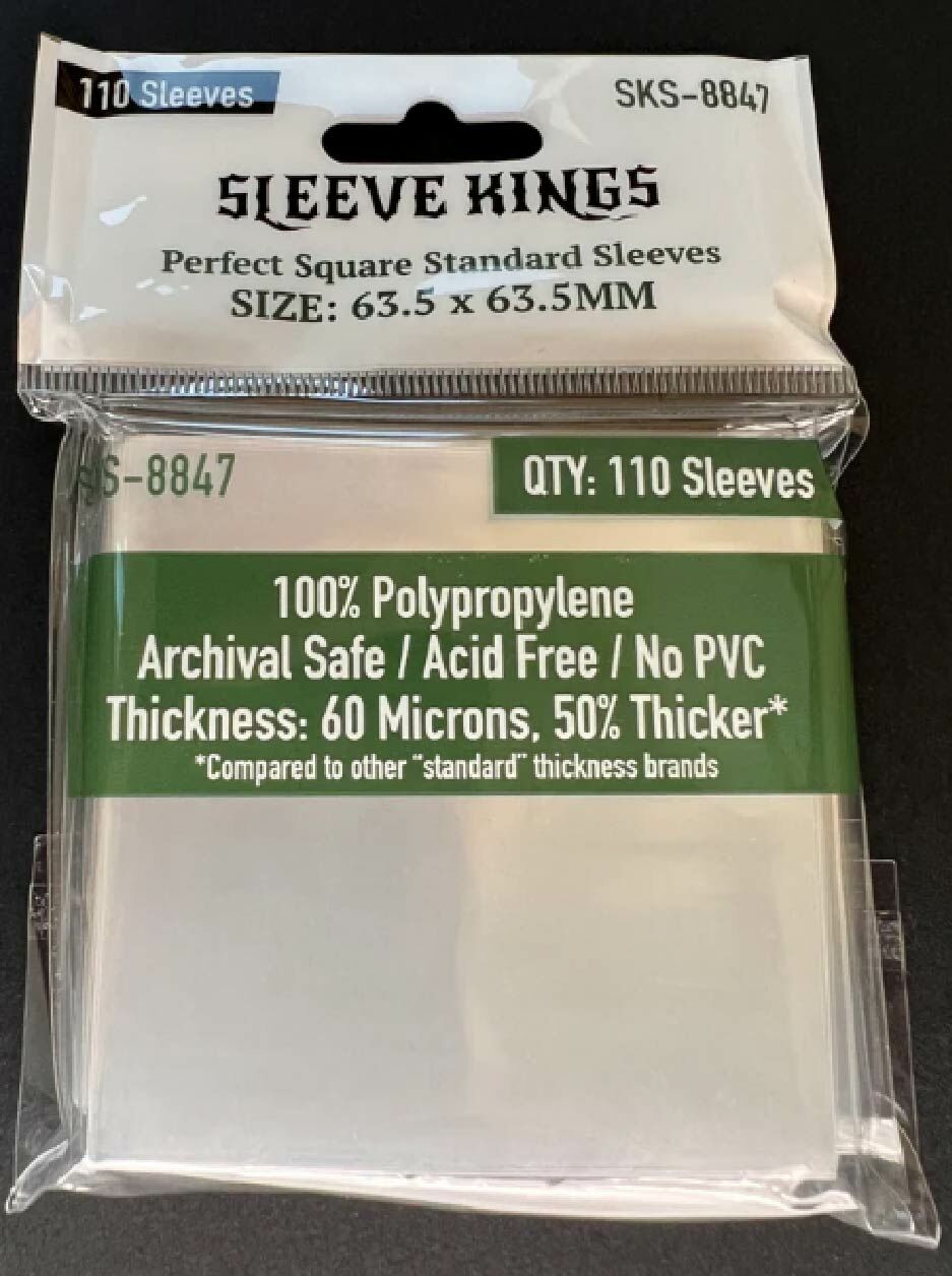 8847 Sleeve Kings 牌套 (63.5x63.5mm) 110張/包