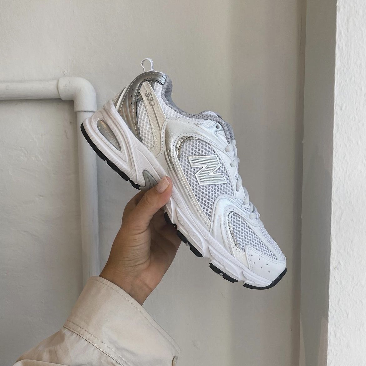 <快速出貨>New Balance 530 Munsell White 白銀 復古 經典 老爹鞋