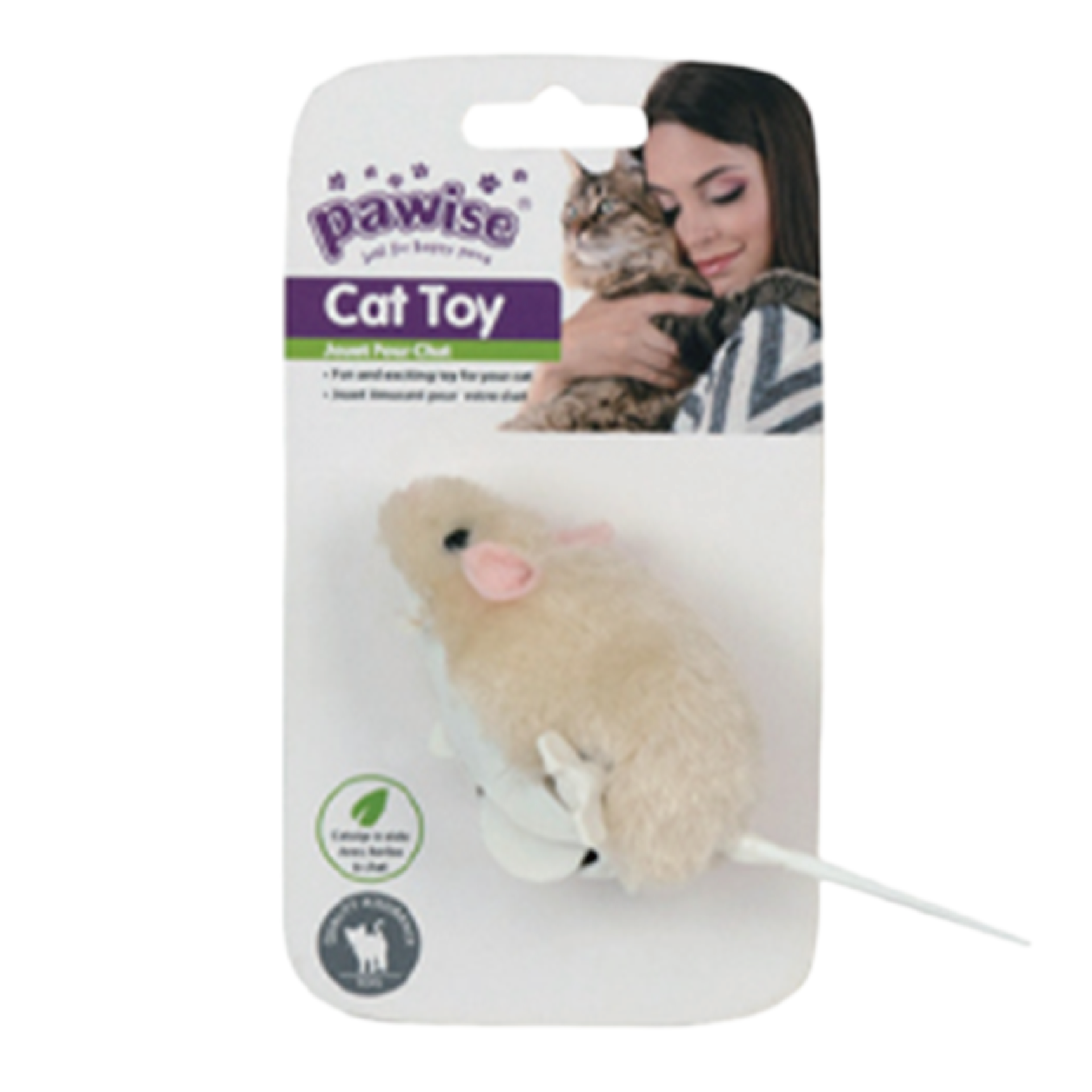 Pawise|移動小老鼠貓玩具(NO.28129)