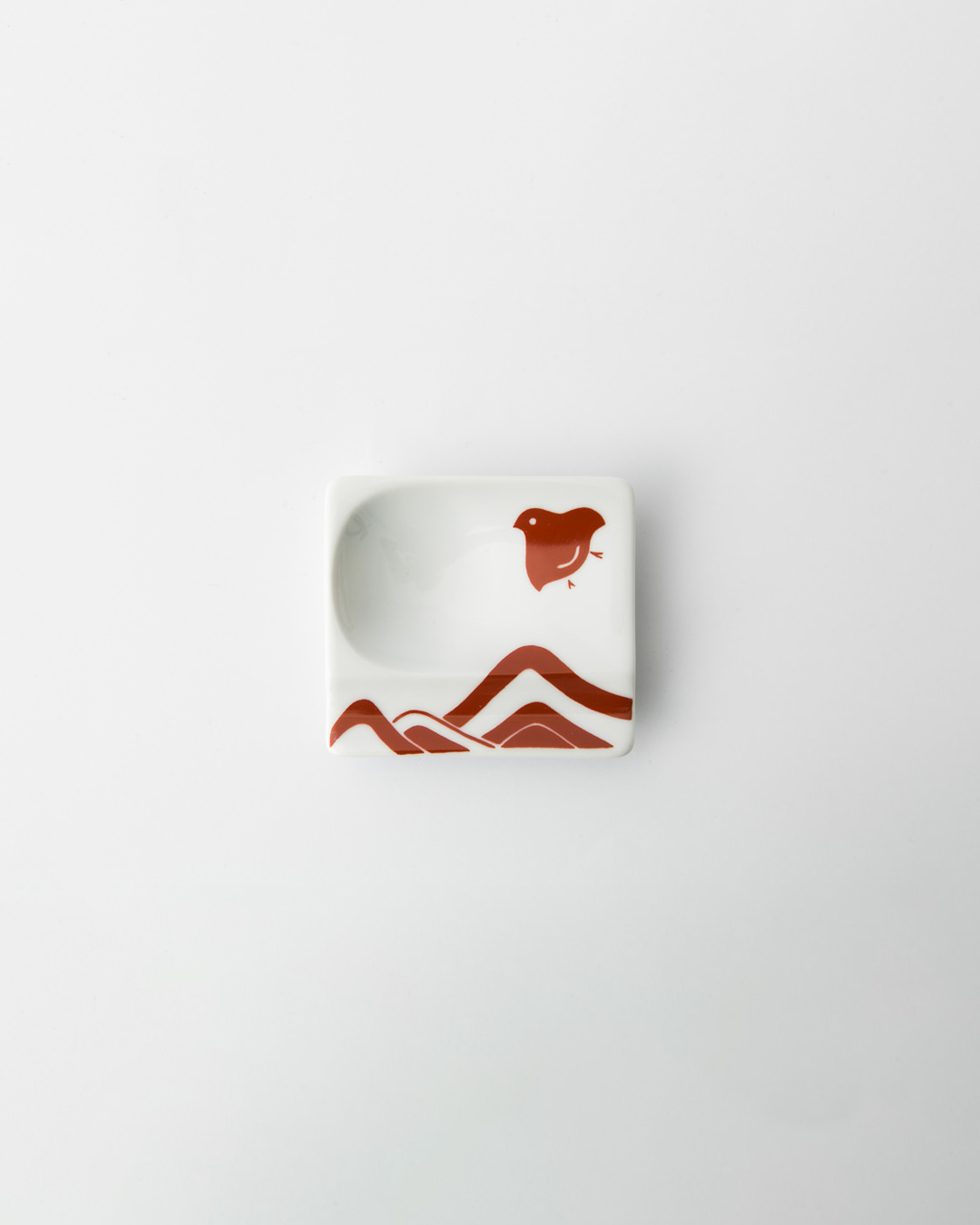 重宝皿 餐具托醬油小碟 波千鳥 赤｜aiyu