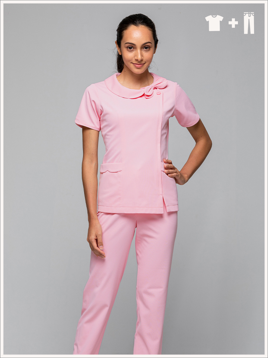 【整套販售】A248-A0 女護理套裝-A科技布-寶寶粉