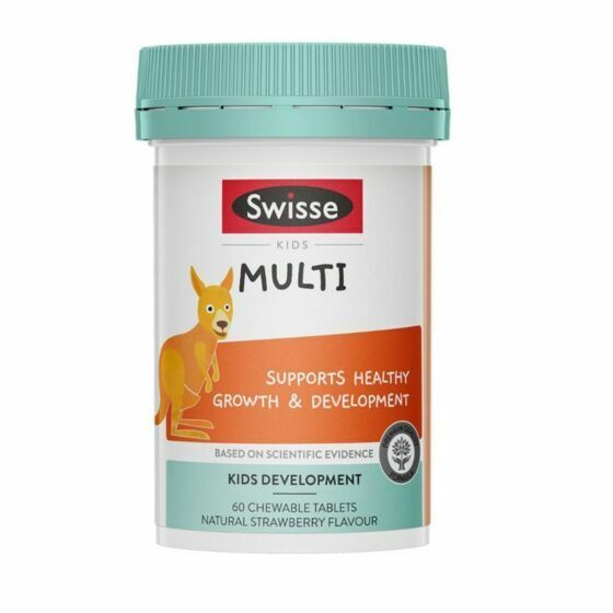 SWISSE 兒童多種維他命+礦物質咀嚼片  60粒