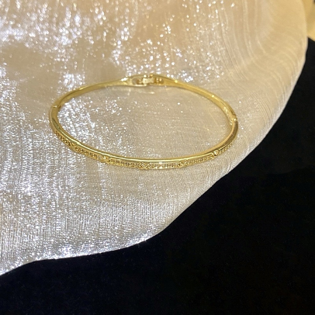 18k細緻白金鑽 x標配卡扣細手鐲/現貨1